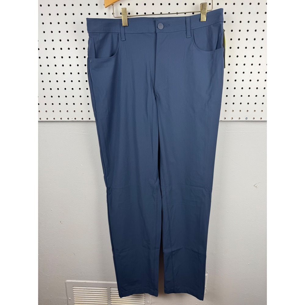 All in Motion Mens Golf Pants Blue 32x32 Recycled Stretch Performance Trousers